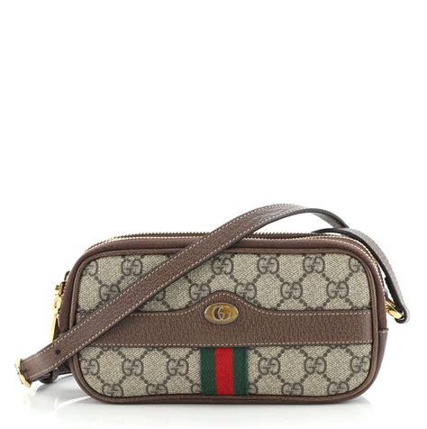 gucci ophidia triple zip crossbody bag